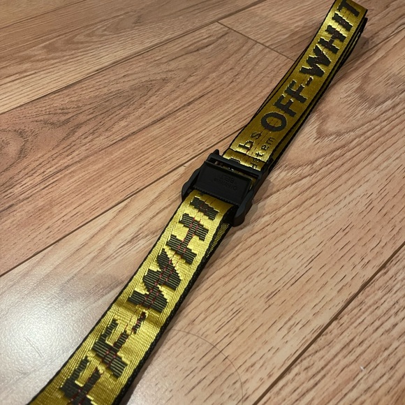 Off-White Yellow Industrial Belt - Picture 2 of 2
